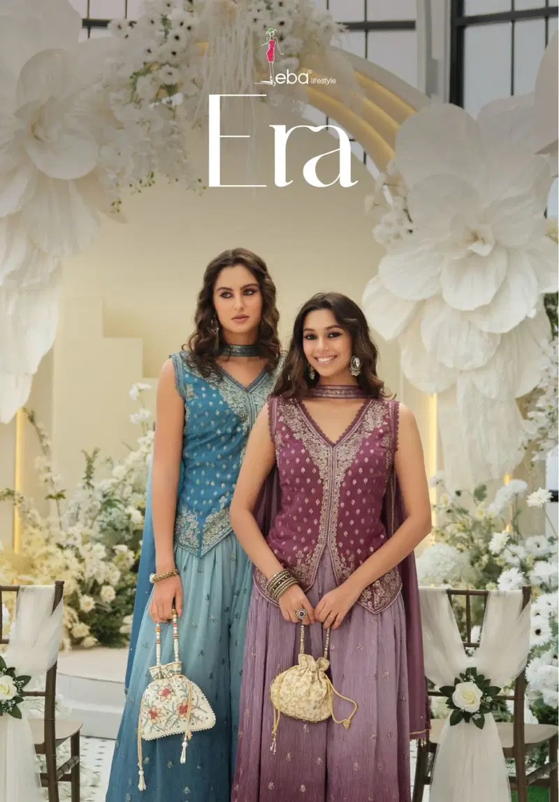 Eba Era Premium Viscose Embroidery Work Designer Suits Collection