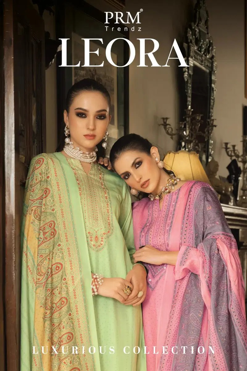 Prm Leora Latest Jam Silk Handwork Salwar Kameez Collection