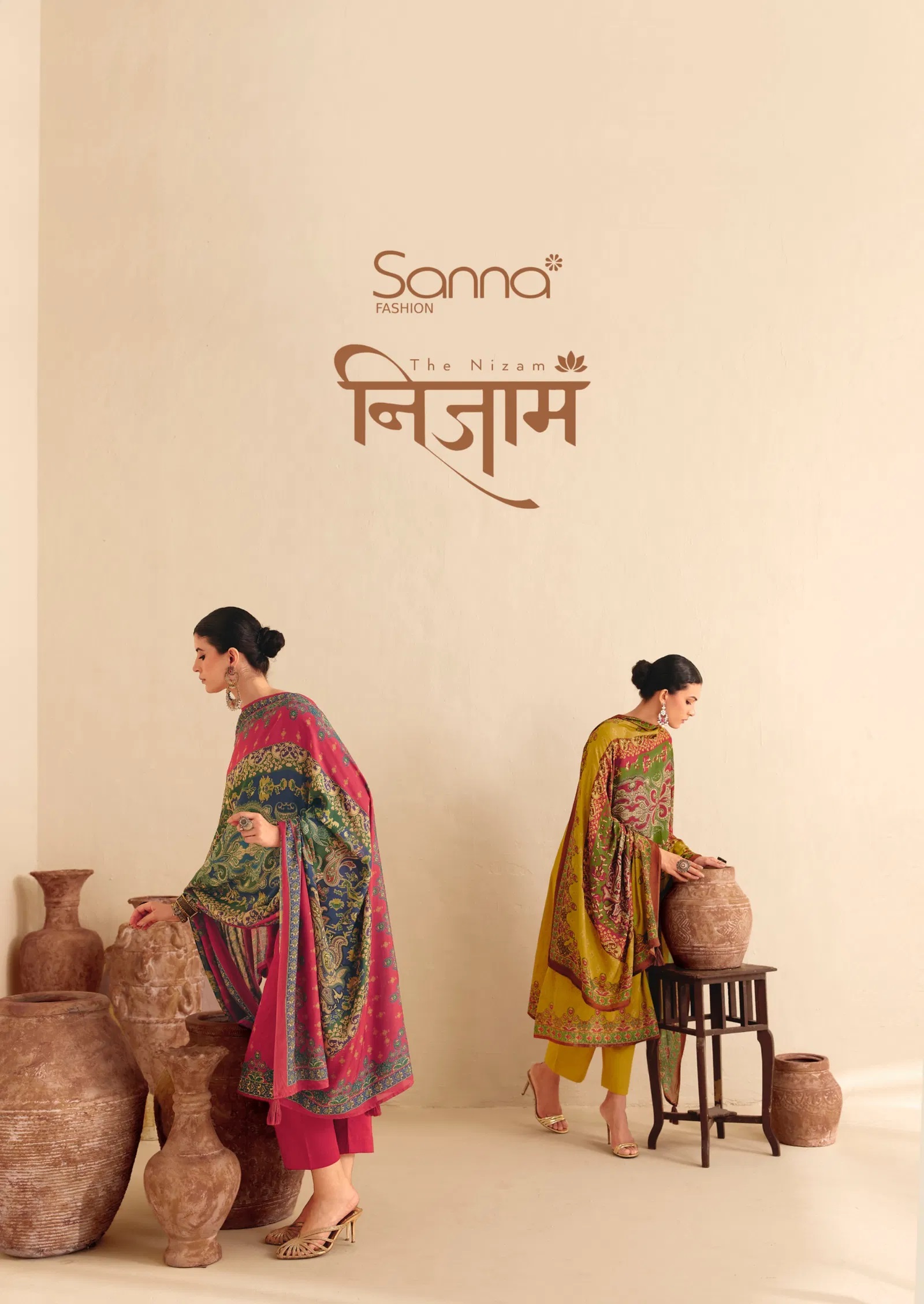 Sanna Nizam Jam Cotton Khatli Work Salwar Kameez Collection
