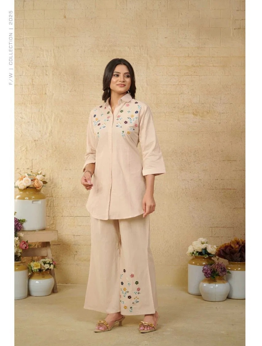 Vamika Victoria Cambric Cotton Co Ord Set
