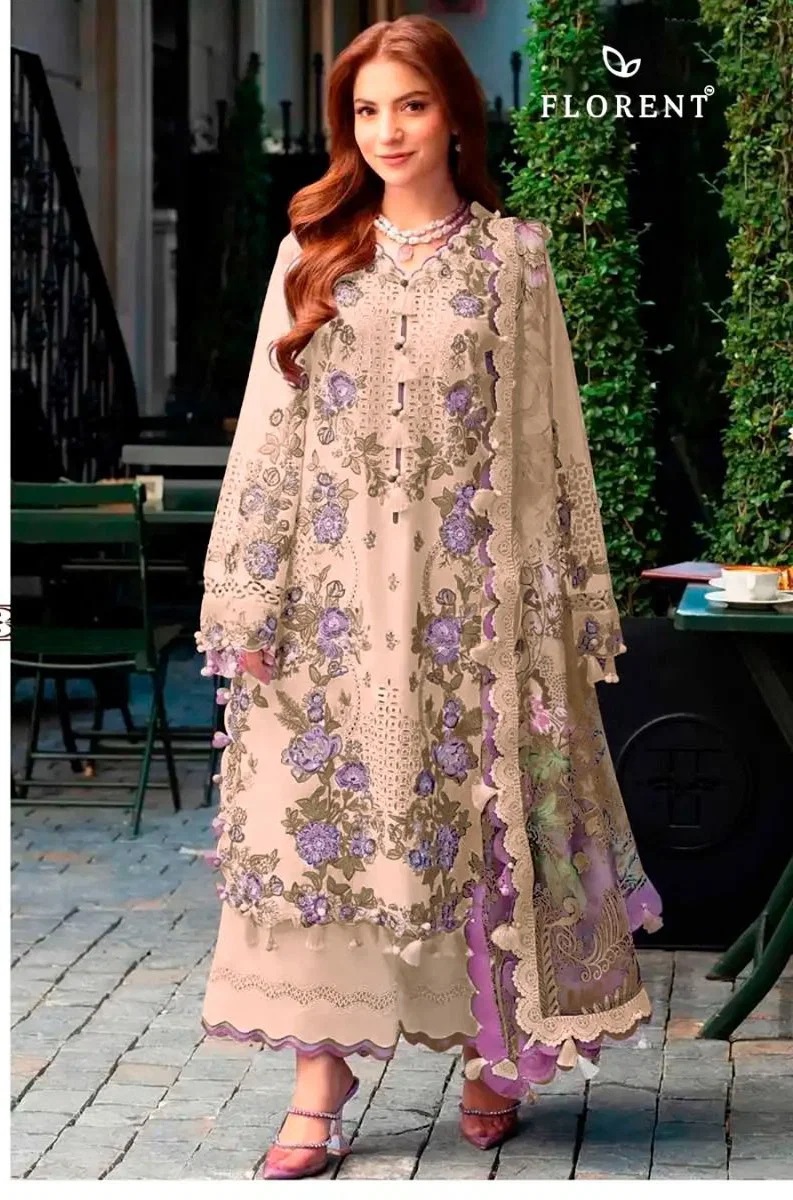 Florent 1072 A To D Cambric Cotton Pakistani Suits
