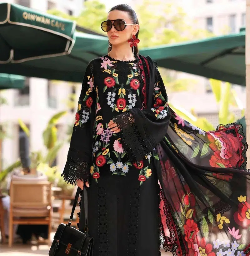 Saniya Maria B Cotton Embroidered Salwar Kameez Collection