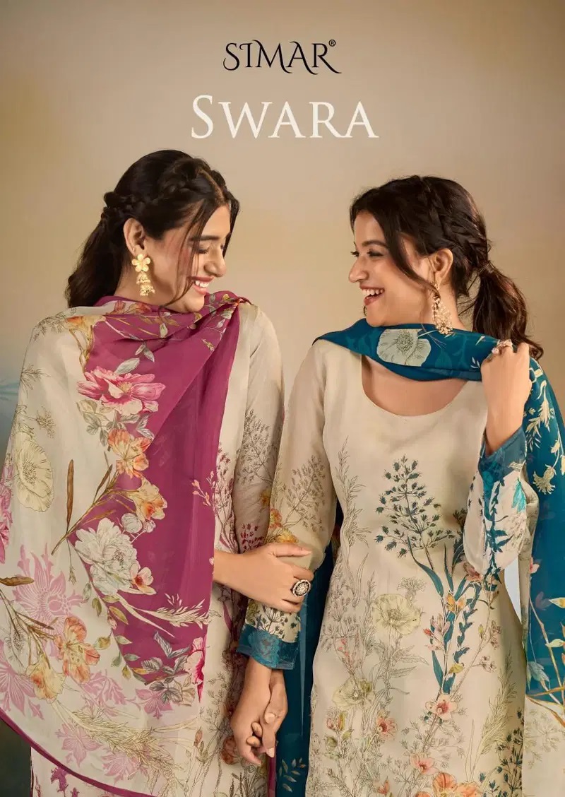 Glossy Simar Swara Viscose Printed Salwar Kameez