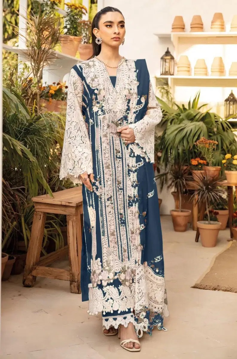 Saniya Ombre 5001 D To G Chikankari Pakistani Salwar Kameez