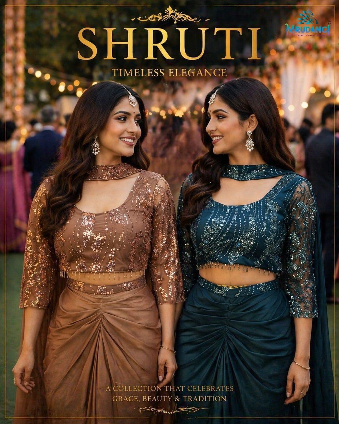 Mrudangi Shruti 66684 Lycra Sequence Work Indo Western Collection