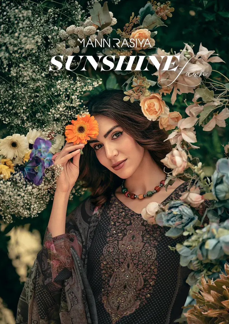 Mannrasiya Sunshine Mal Chanderi Digital Printed Salwar Kameez