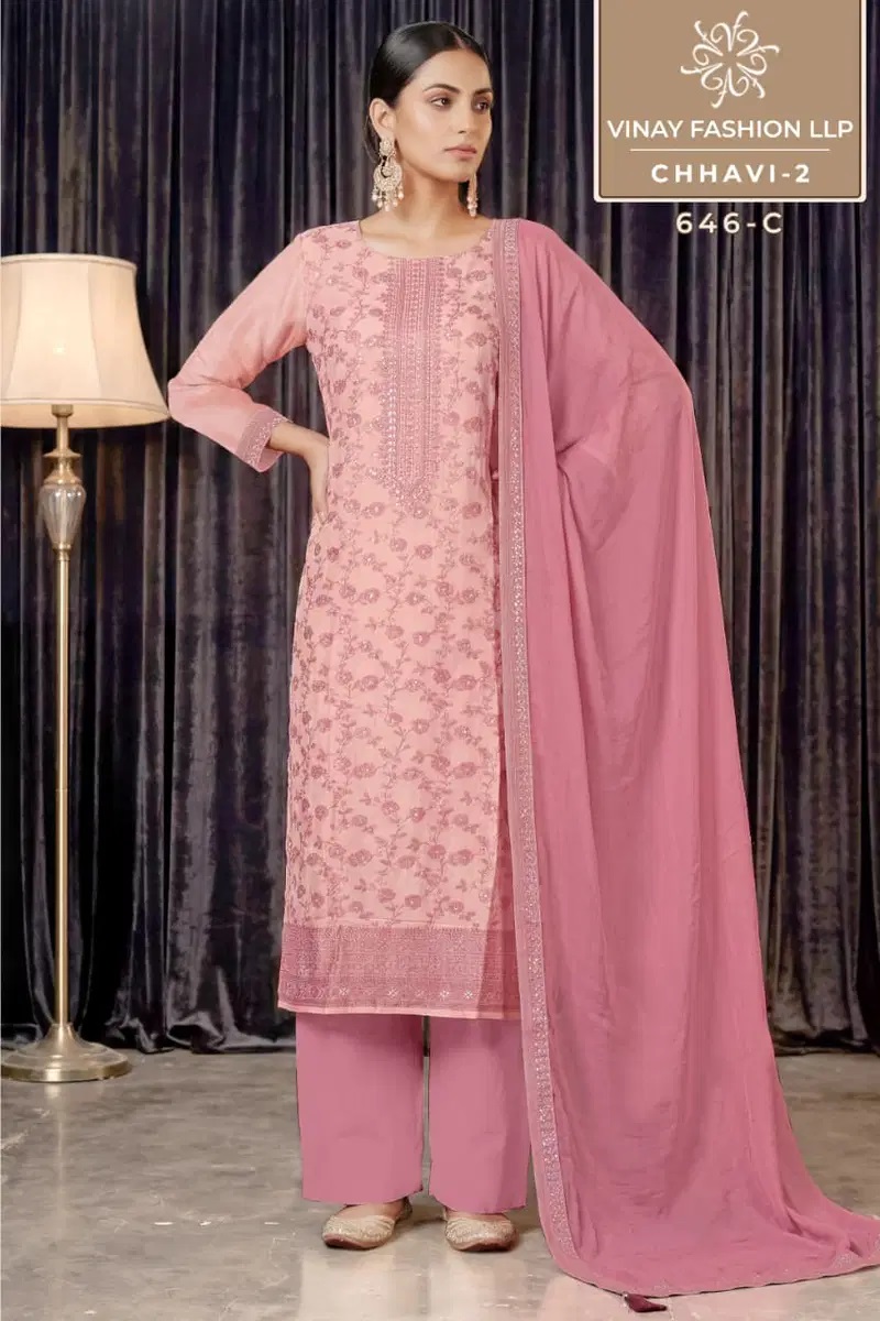 Vinay Kuleesh Chhavi Vol 2 Handworked Salwar Kameez Collection