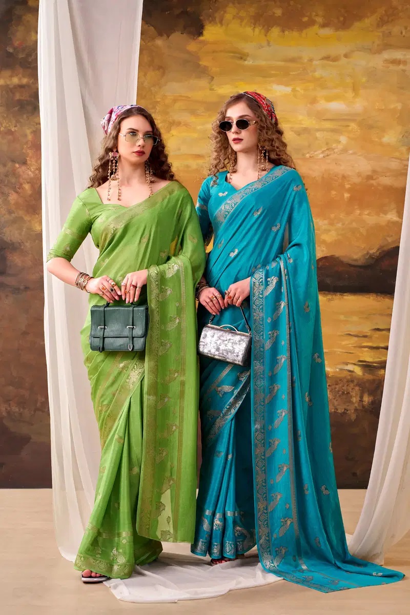 Taraa L 7913 Crepe Festival Wear Saree Collection