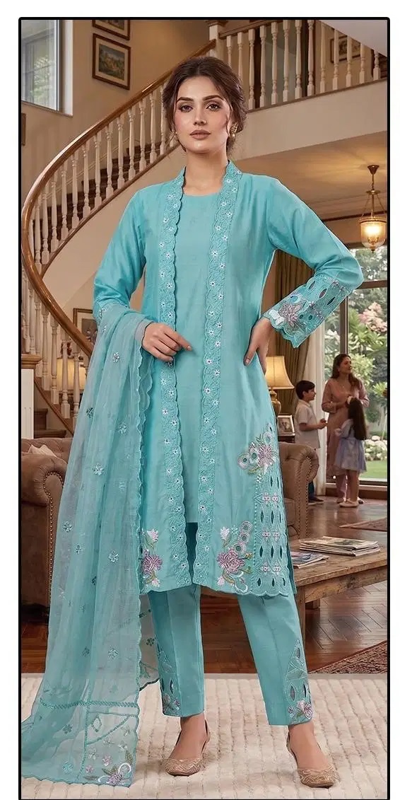 Hoor Tex 801 A To D Readymade Salwar Kameez Collection