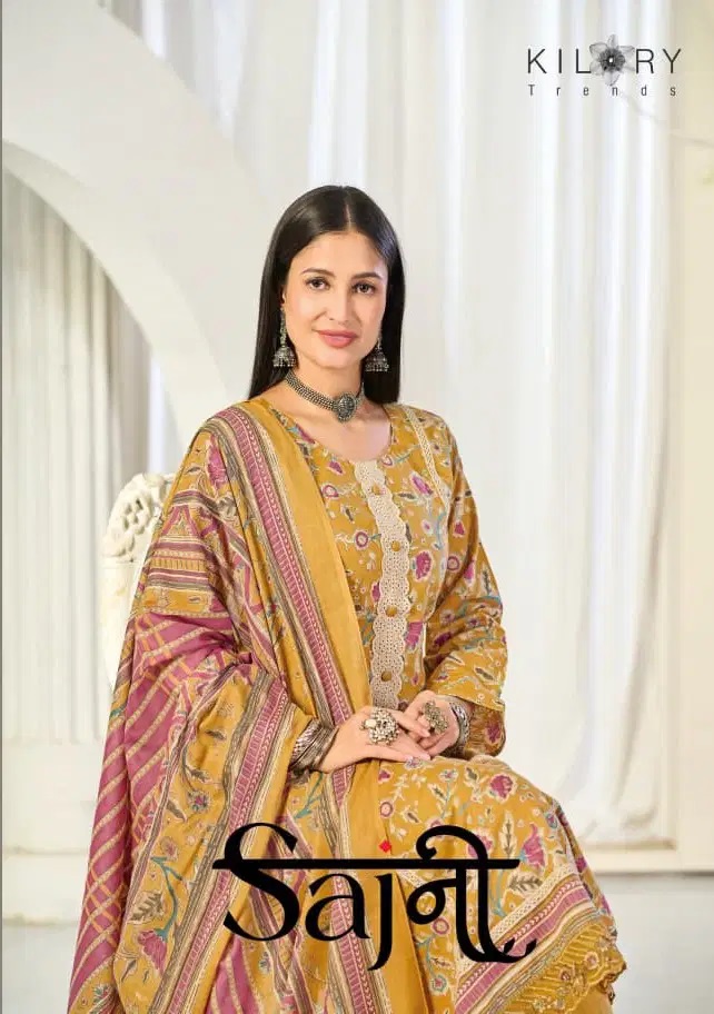 Kilory Sajni Lawn Cotton Printed Salwar Kameez Collection
