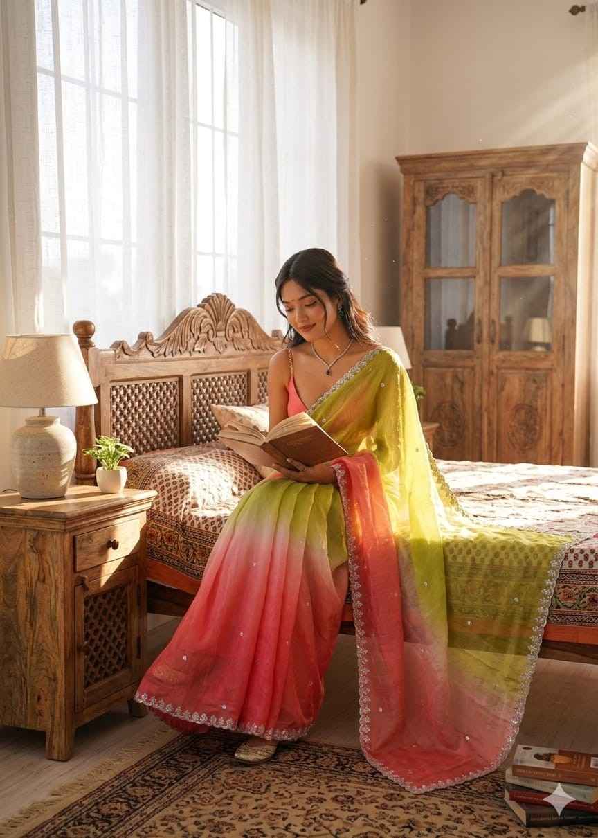 Ds 768 Space Silk Sequence Designer Saree Collection
