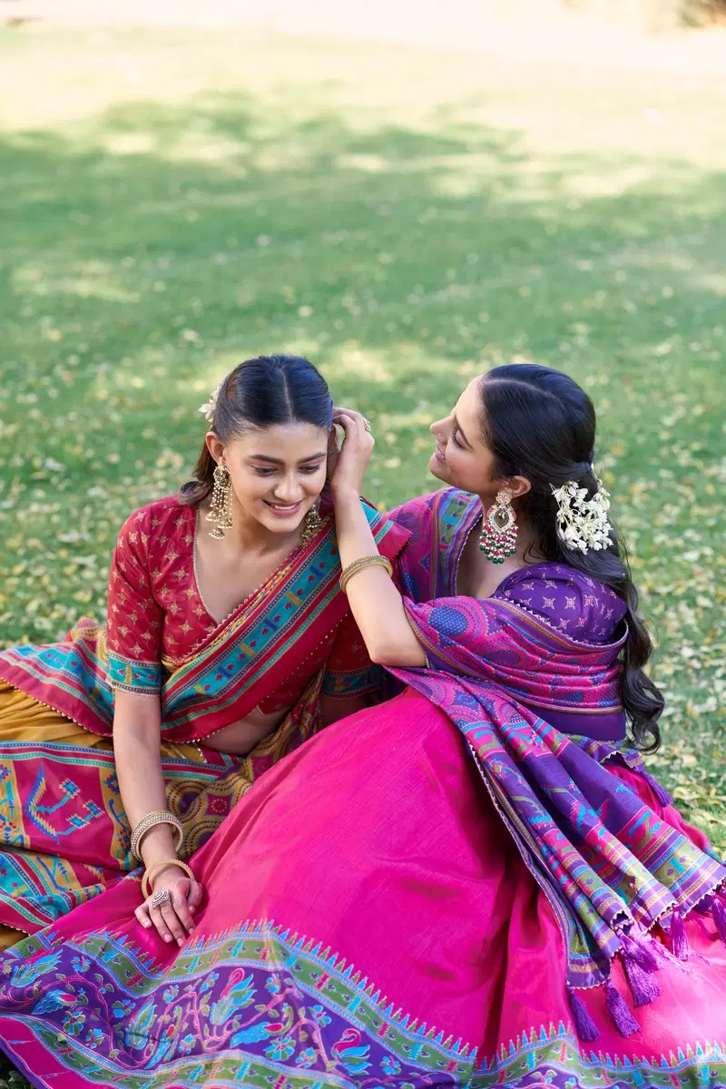 Taraa L 1255 Tasar Silk Printed Traditional Wear Lehenga Choli Collection