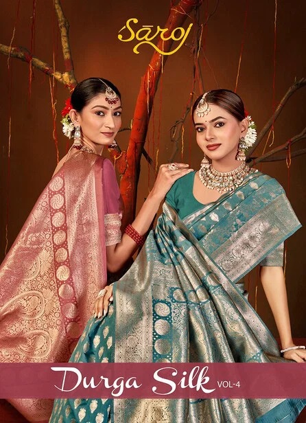 Saroj Durga Silk Vol 4 Soft Silk Traditional Saree Collection