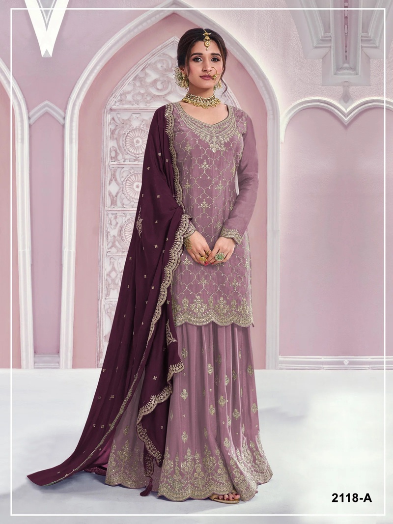 2118 Master Colors Embroidery Work Salwar Kameez Collection
