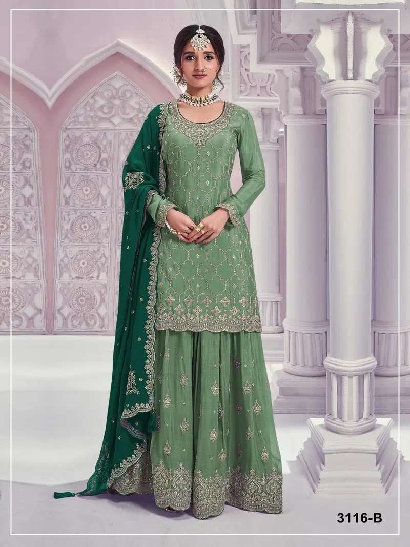 3116 Master Colors A To D Chinon Designer Salwar Kameez Collection