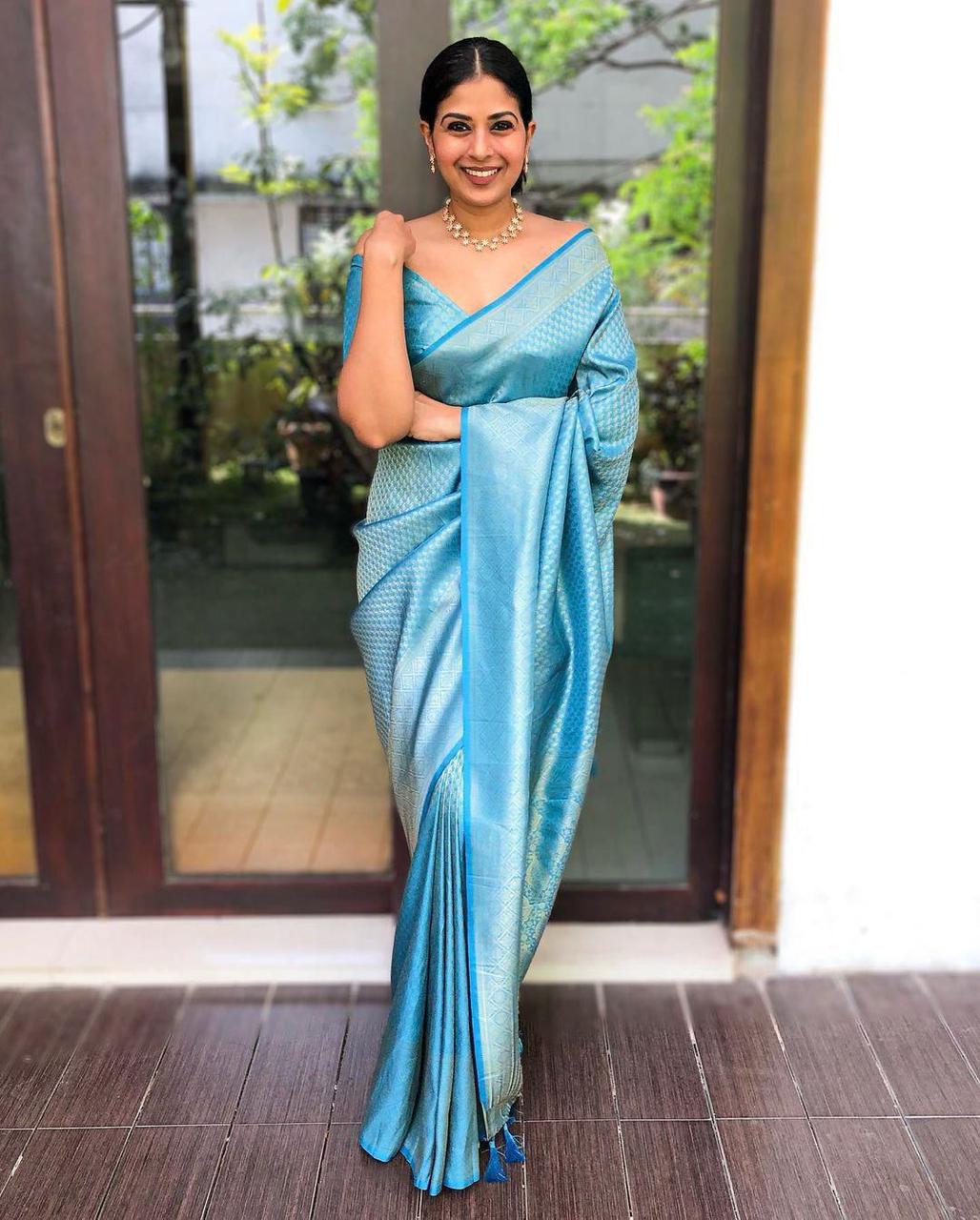 Soft Silk 4049 Lichi Silk Traditional Saree Collection