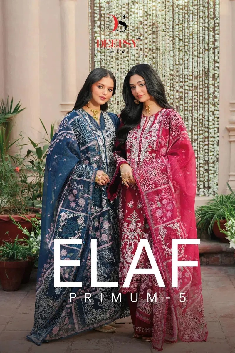 Deepsy Elaf Premium Vol 5 Cotton Pakistani Salwar Kameez