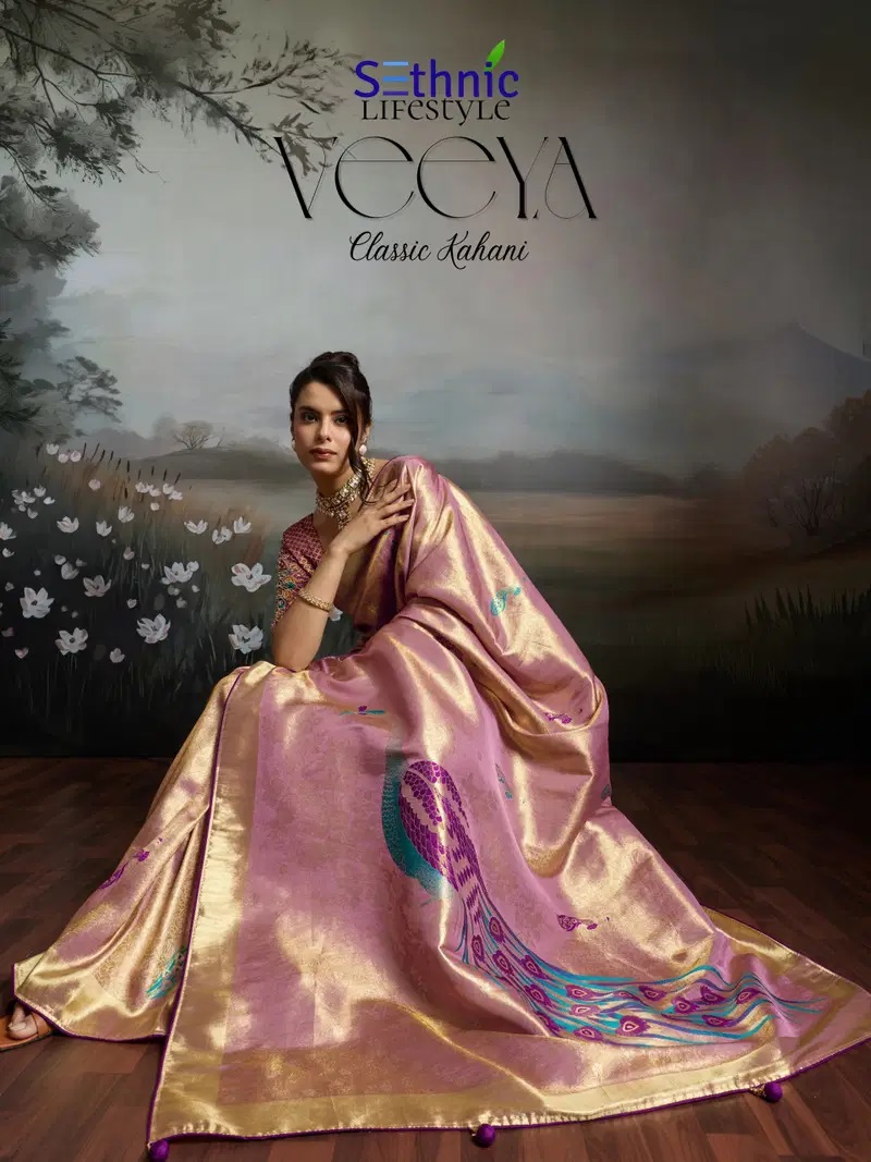 Sethnic Veeya Classic Kahani Banarasi Zari Work Saree Collection