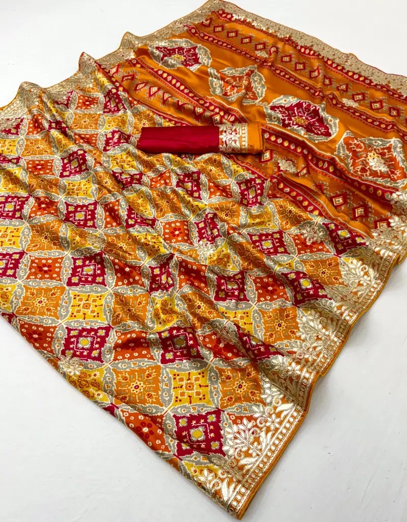 Shahi Gota Patola Vol 1 Patola Saree With Gota Patti Work