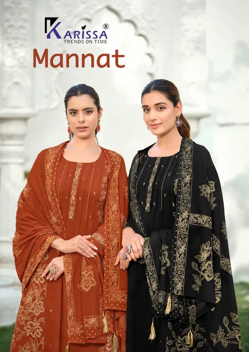 Karissa Mannat Handworked Kurti Pant Set With Dupatta