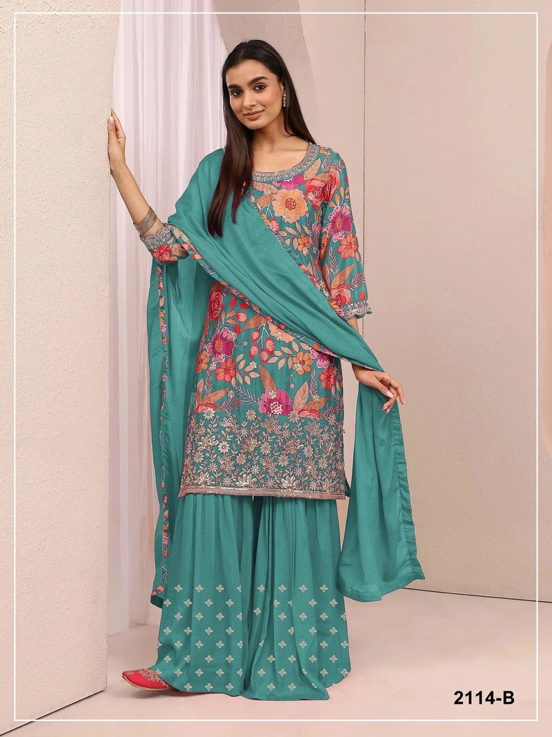 2114 Master Colors Embroidered Salwar Kameez Collection