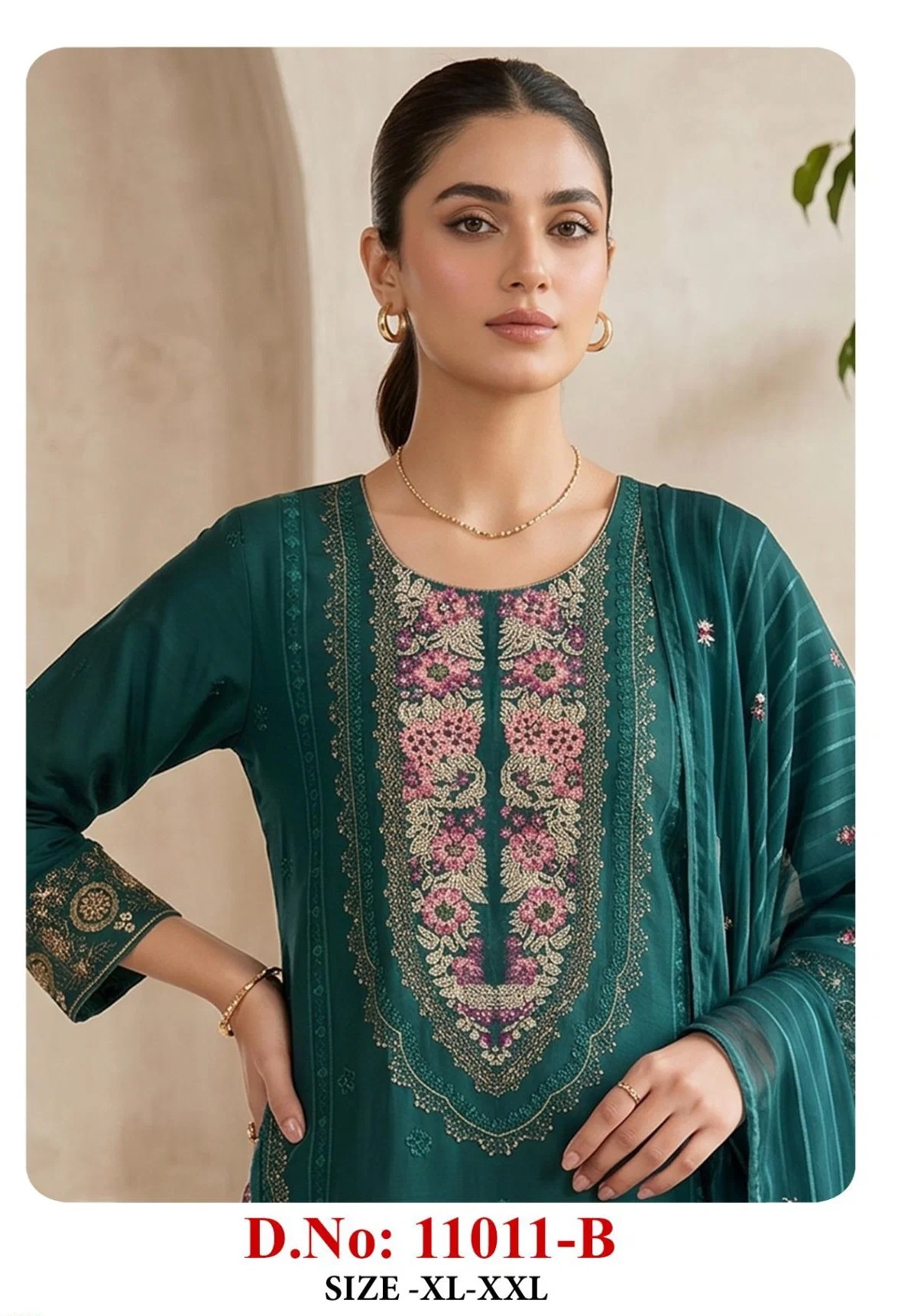 Zorista 11011 A To D Cotton Embroidered Salwar Kameez