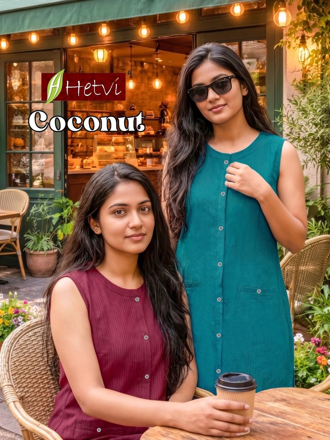 Hetvi Coconut Silk Daily Wear Kurti Online at Best Prices