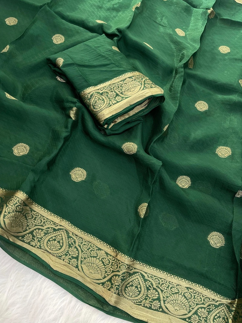 Kc 220 Viscose Crepe Premium Saree Collection