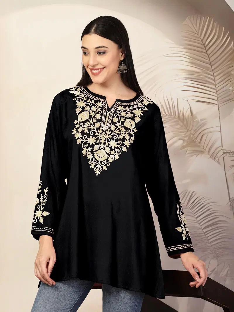 Adaa Vol 1 Embroidered Short Kurti Collection
