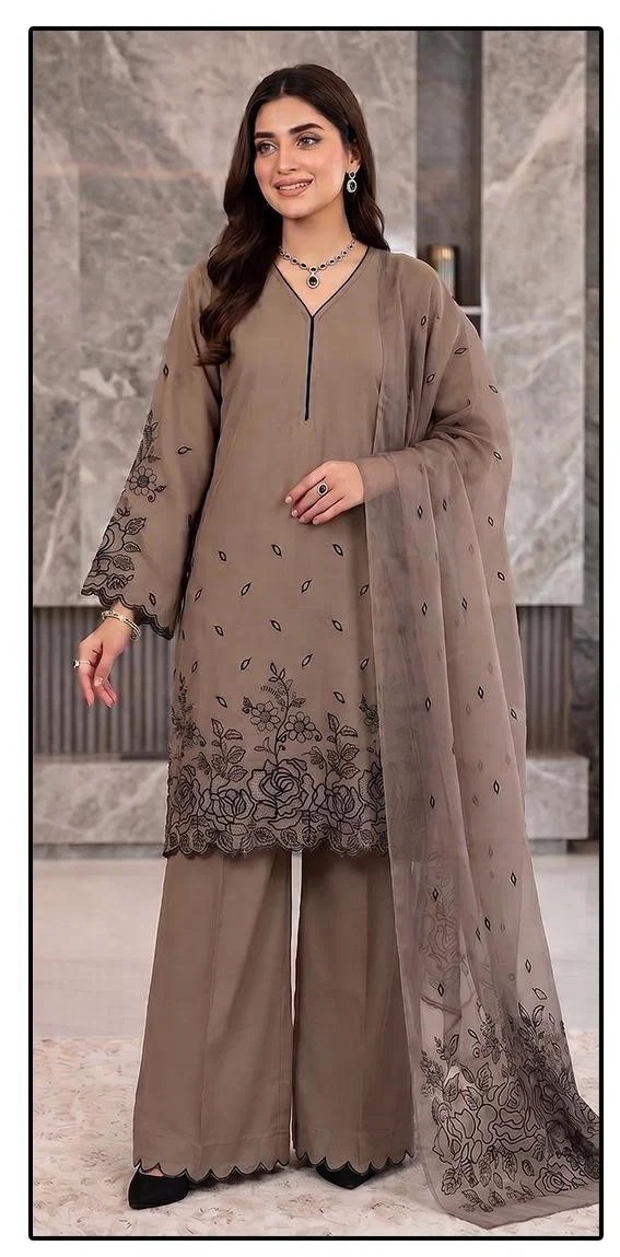Hoor Tex 881 Rayon Embroidered Pakistani Readymade Salwar Suits
