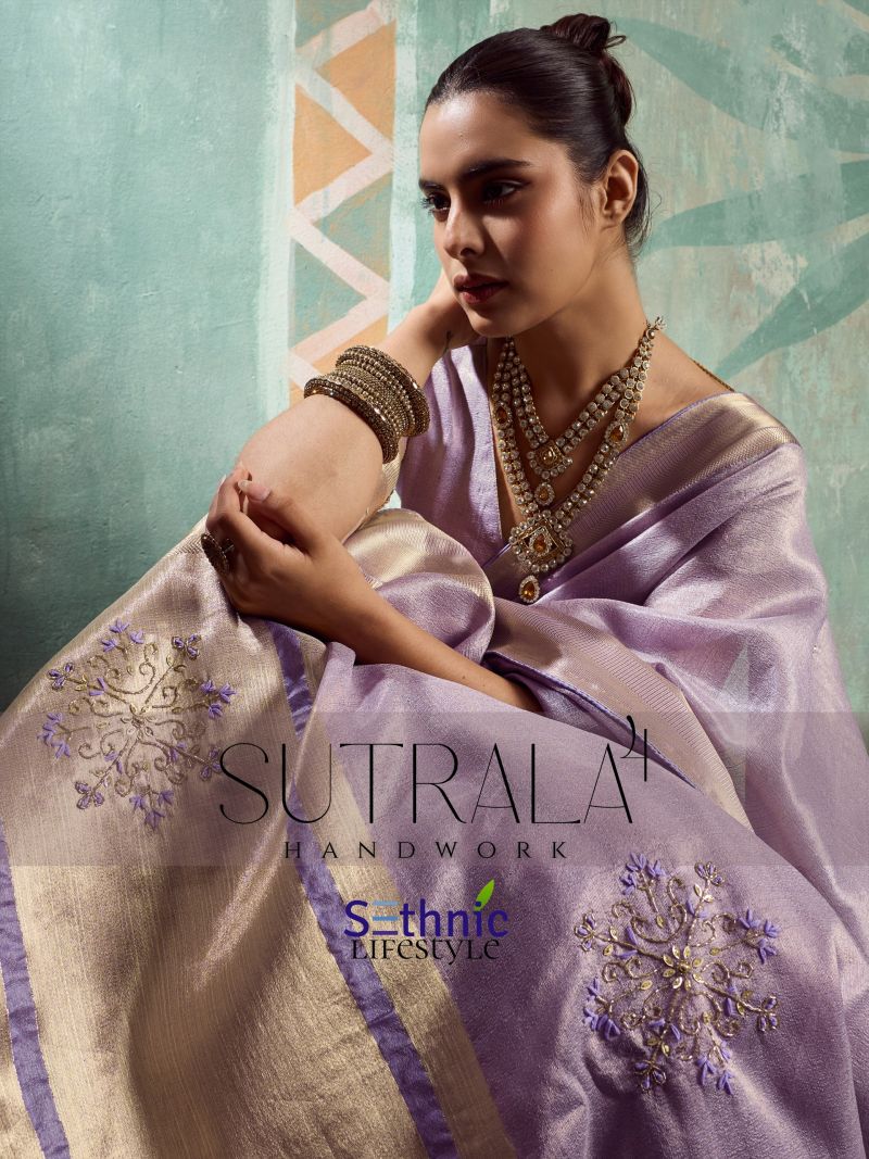 Sethnic Sutrala Vol 4 Tissue Patta Work Traditional Saree Collection