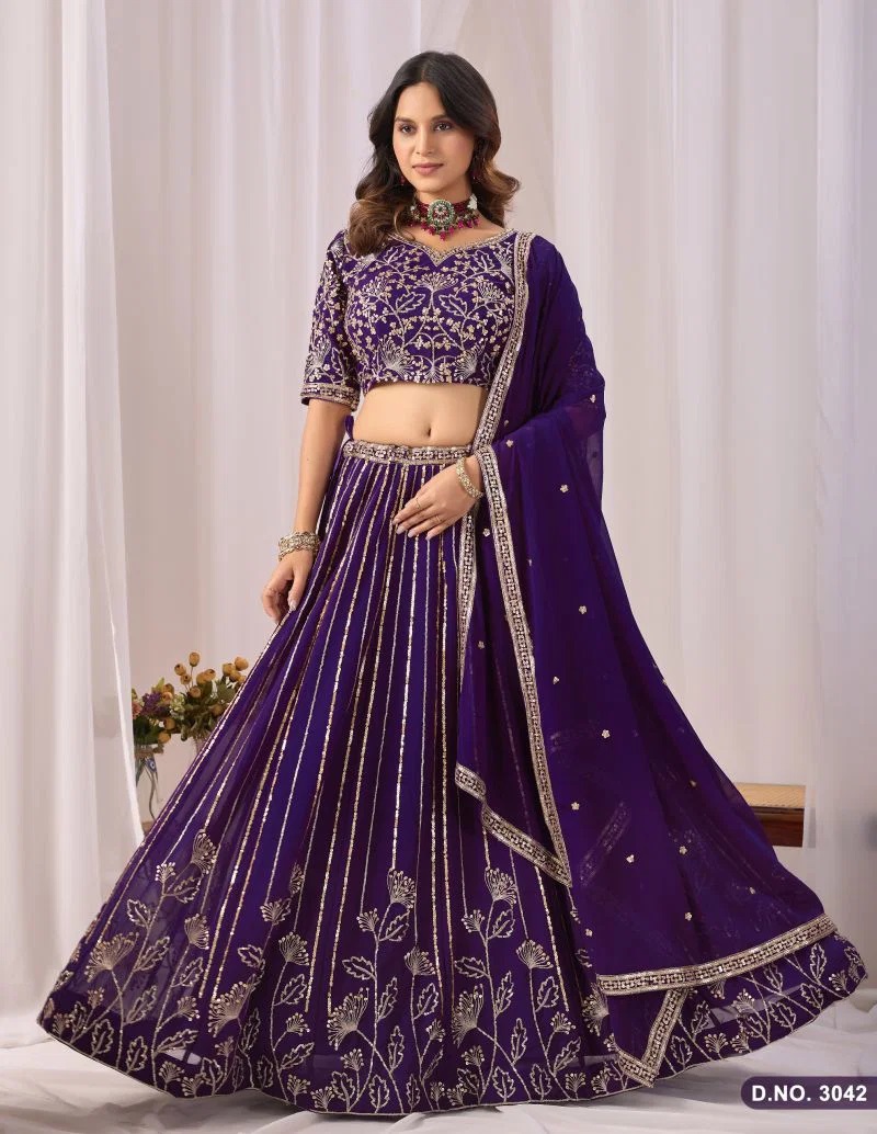 Mehvish Vol 34 Embroidered Lehenga Choli Collection