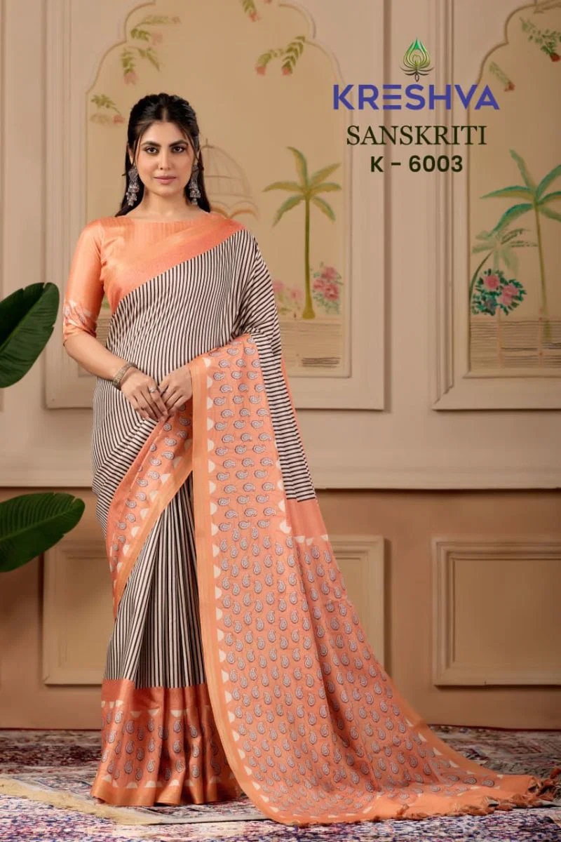 Kreshva Sanskriti Pv Silk Traditional Saree Collection