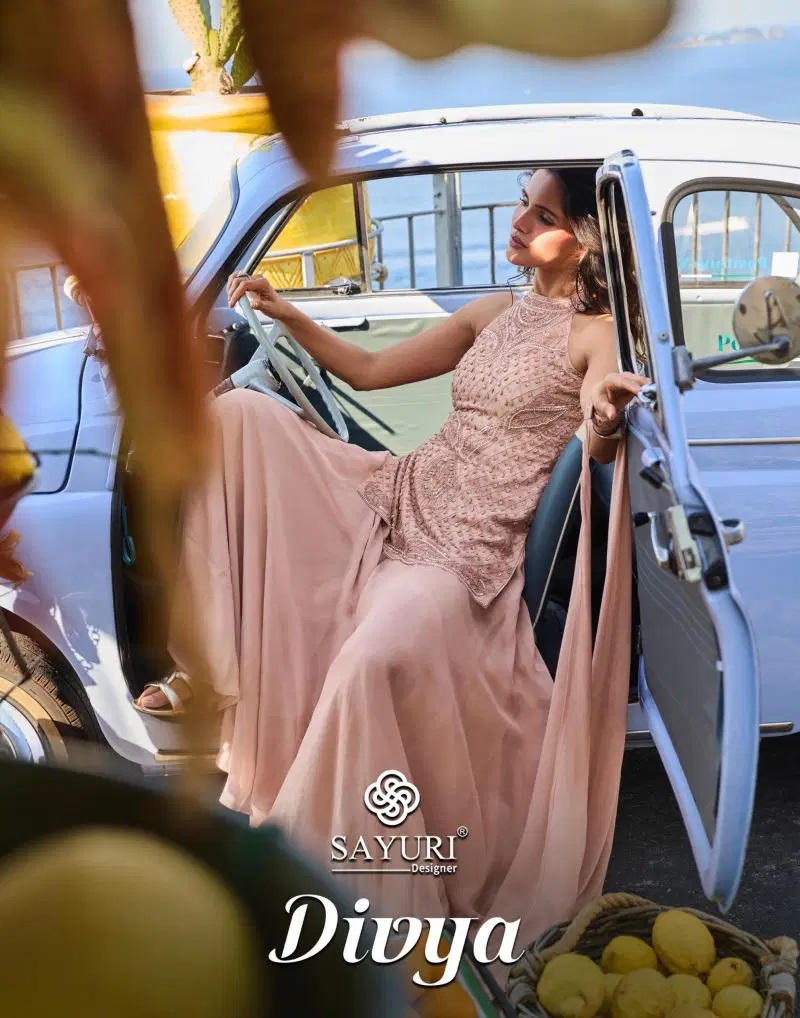 Sayuri Divya Embroidered With Beads Work Sharara With Palazzo Dupatta