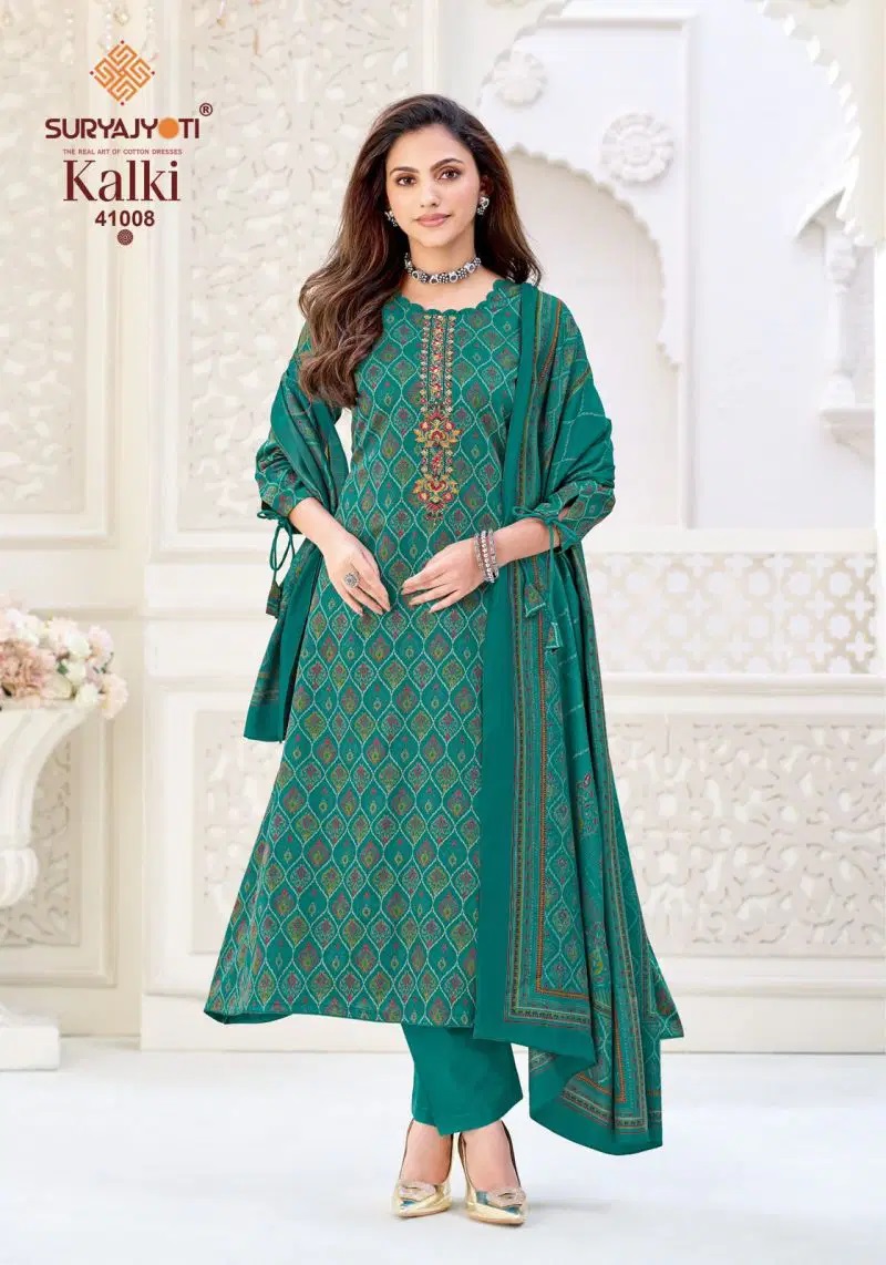 Suryajyoti Kalki Vol 41 Printed Dress Material Collection
