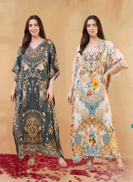 Jelite Kaftan E Nazakat Vol 18 Poly Japan Satin Printed Stylish Kaftans