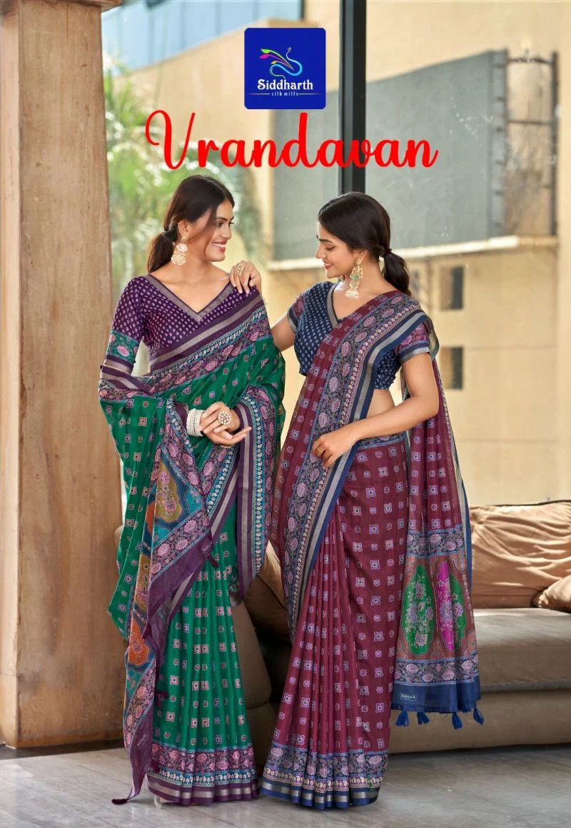 Siddharth Vrandavan Soft Cotton Saree Collection