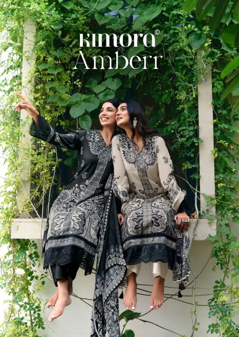 Kimora Amberr Pure Muslin Printed Salwar Kameez Collection