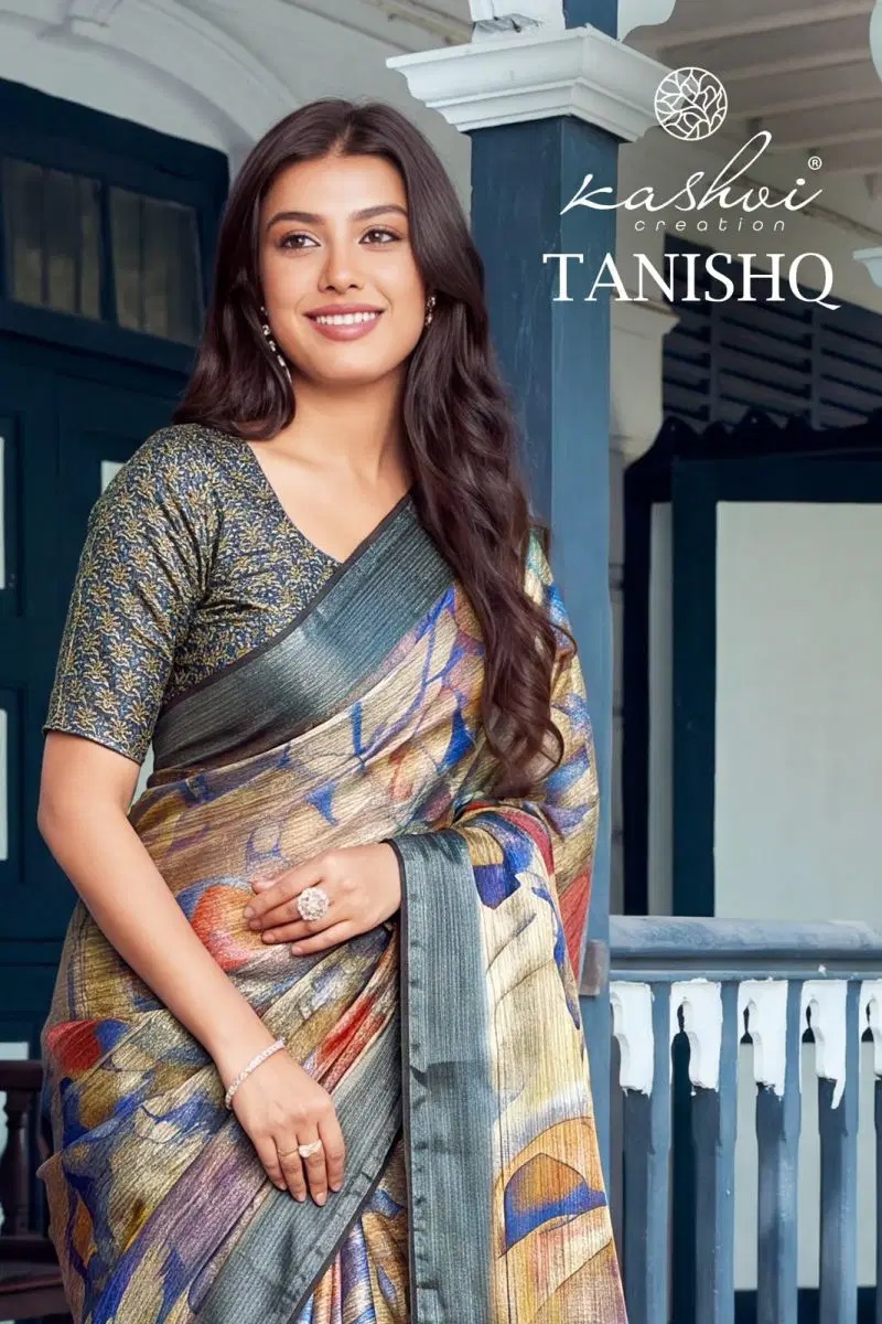 Kashvi Tanishq Vol 1 Silk Digital Printed Saree Collection