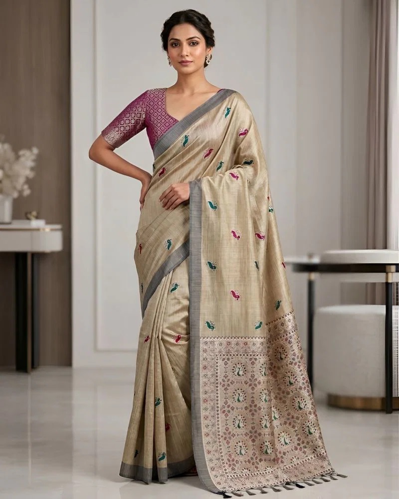 Mv Vis 17 Cotton Silk Printed Saree Collection