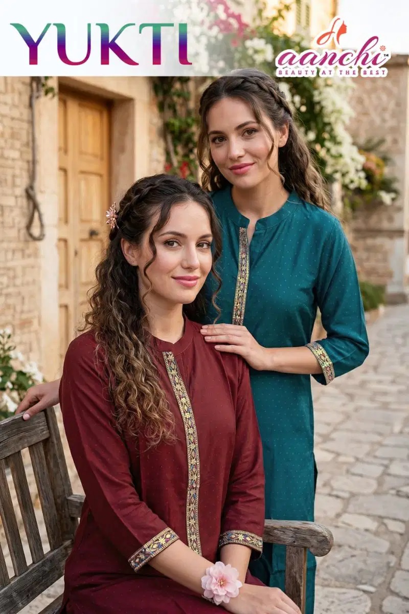Aanchi Yukti Rangila Silk Daily Wear Kurti Collection