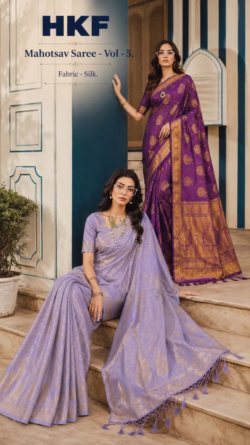 Hkf Mahotsav Saree Vol 5 Soft Silk Saree Collection