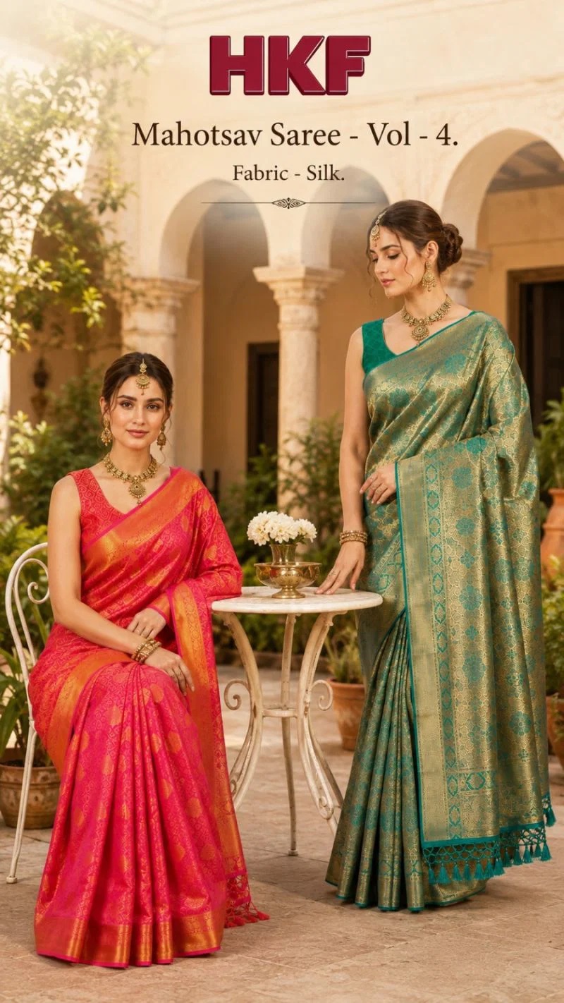 Hkf Mahotsav Saree Vol 4 Soft Silk Traditional Saree Collection