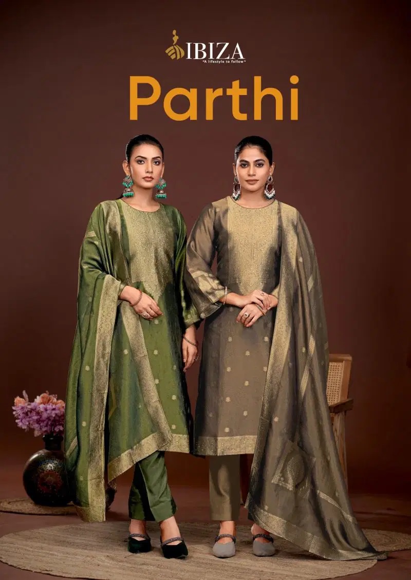 Ibiza Parthi Banglory Silk Designer Salwar Kameez Collection