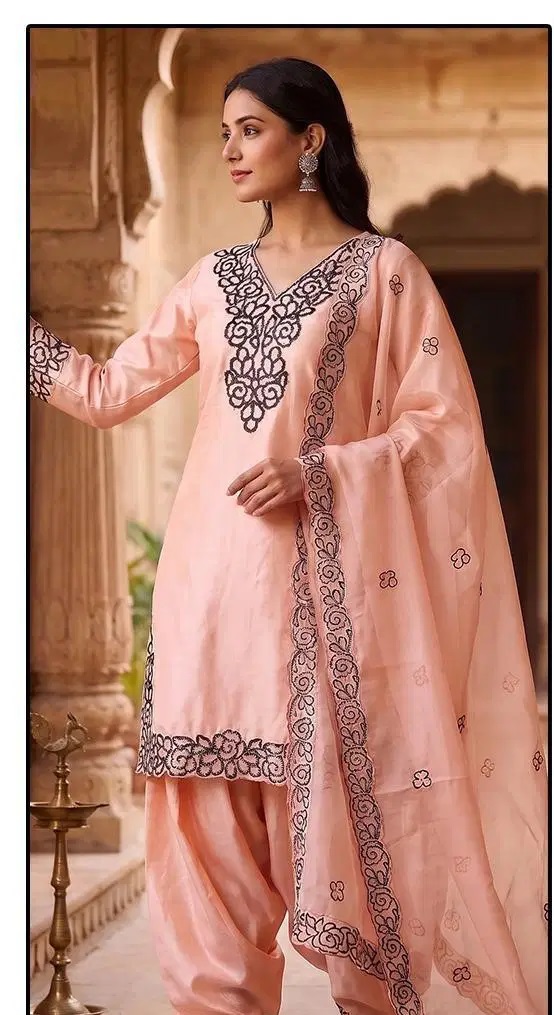Hoor Tex 959 A To D Glass Silk Pakistani Salwar Kameez Collection