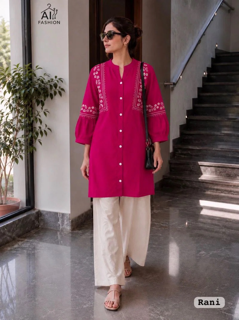 Bunaai Vol 2 Rayon Casual Wear Kurti With Bottom Collection
