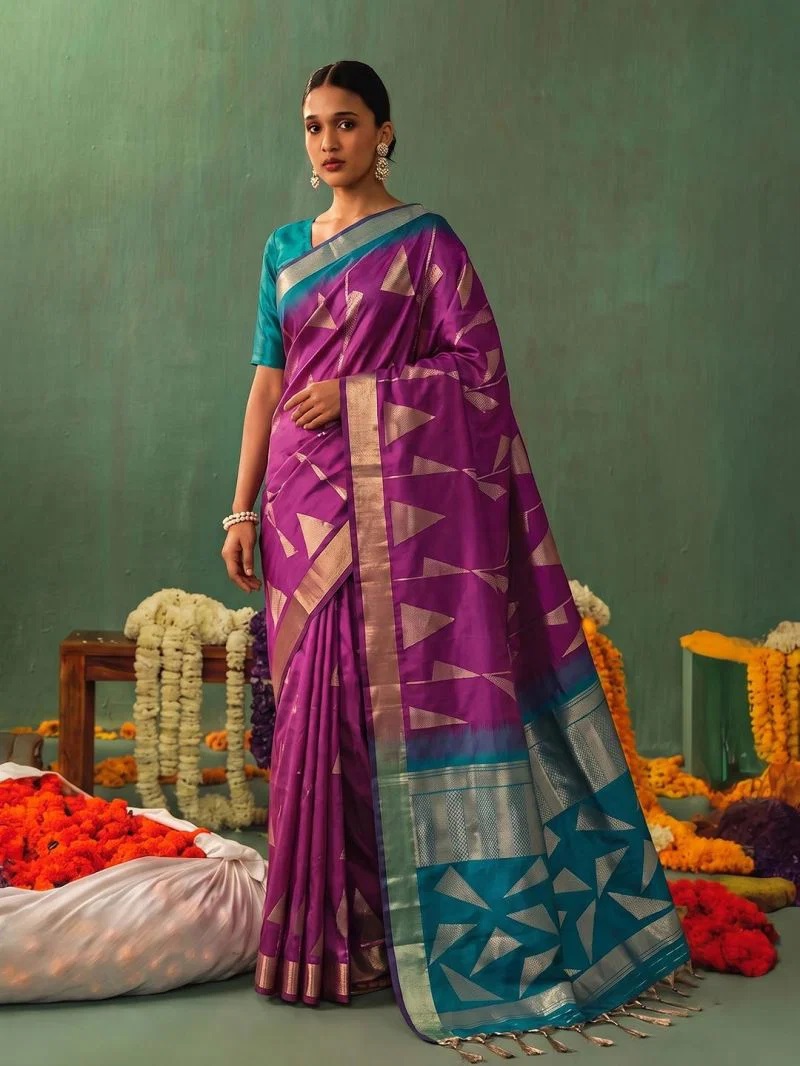 Ast Kaira Soft Silk Zari Weaving Saree Collection