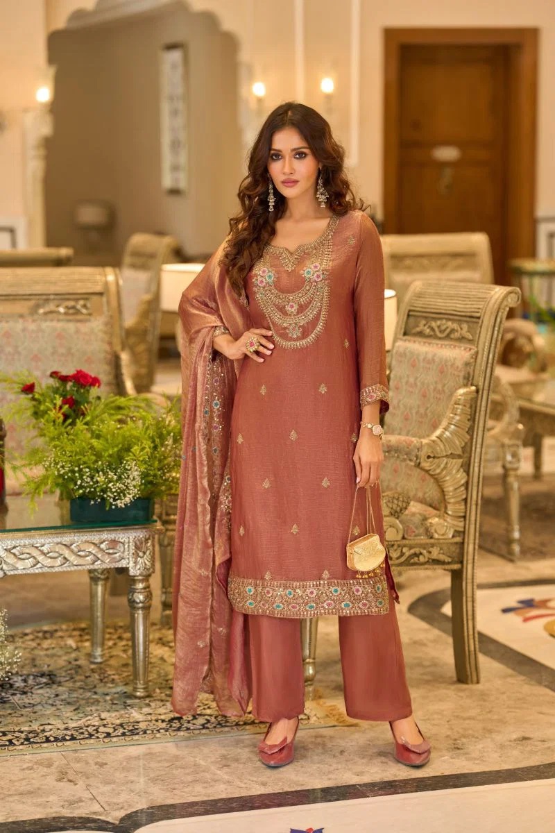 Zaveri D 50174 Fandy Chiffon Designer Salwar Kameez Collection