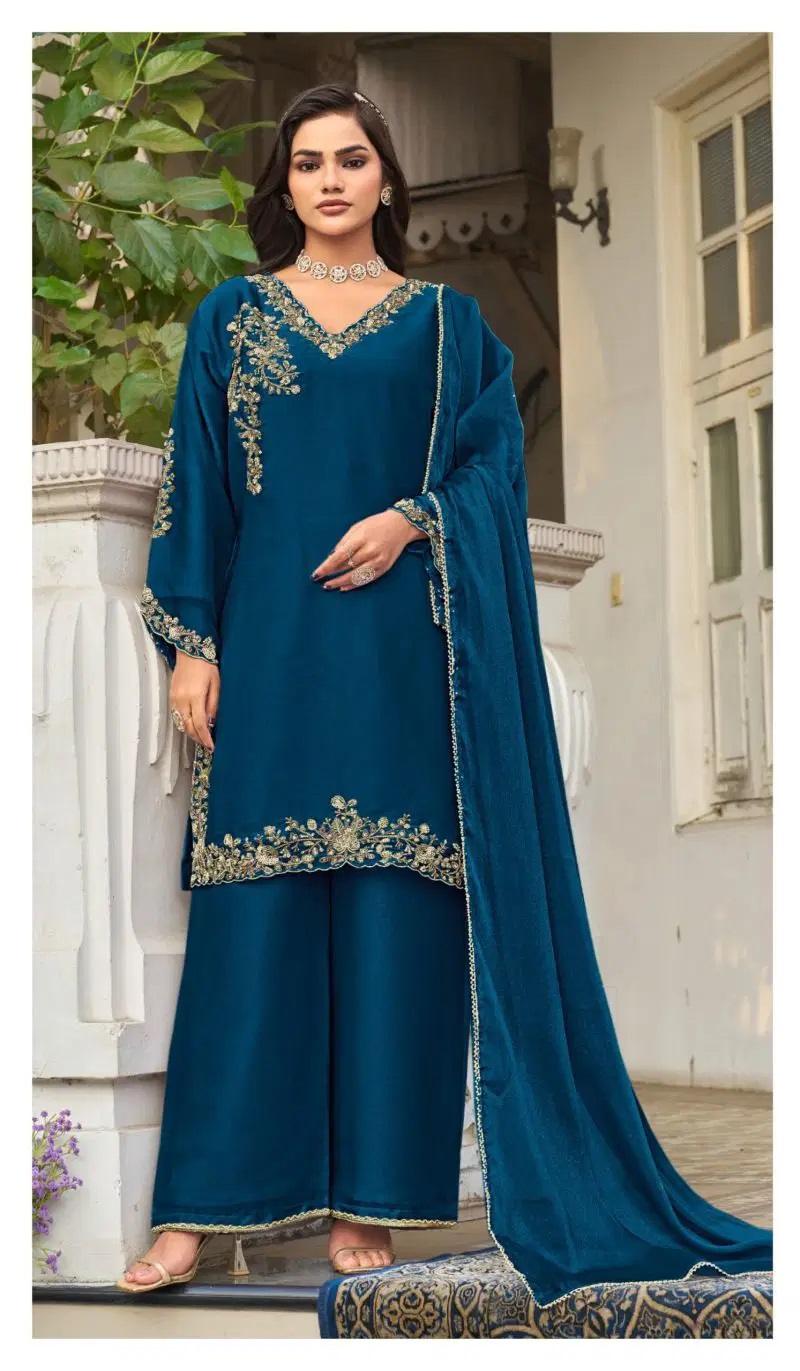 Deepsy D 3371 A To D Readymade Beads Work Salwar Kameez