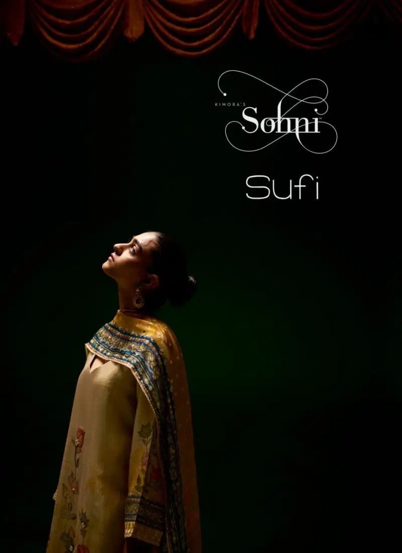 Kimora Sohni Sufi Zari Silk Hand Work Salwar Kameez Collection